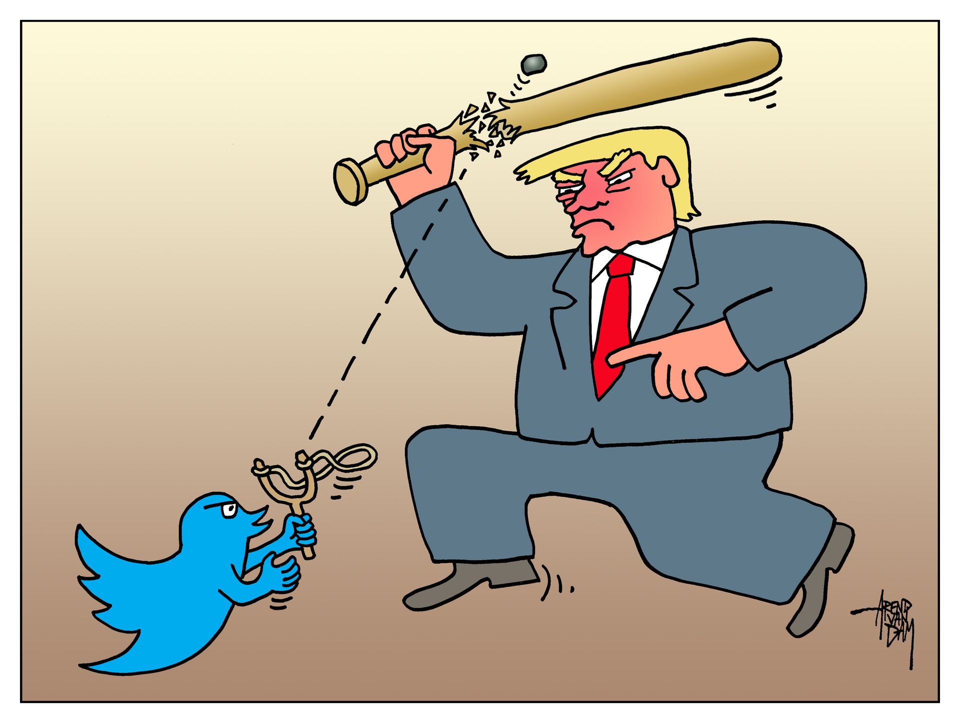 Twitter-Trump(David-Goliath)+